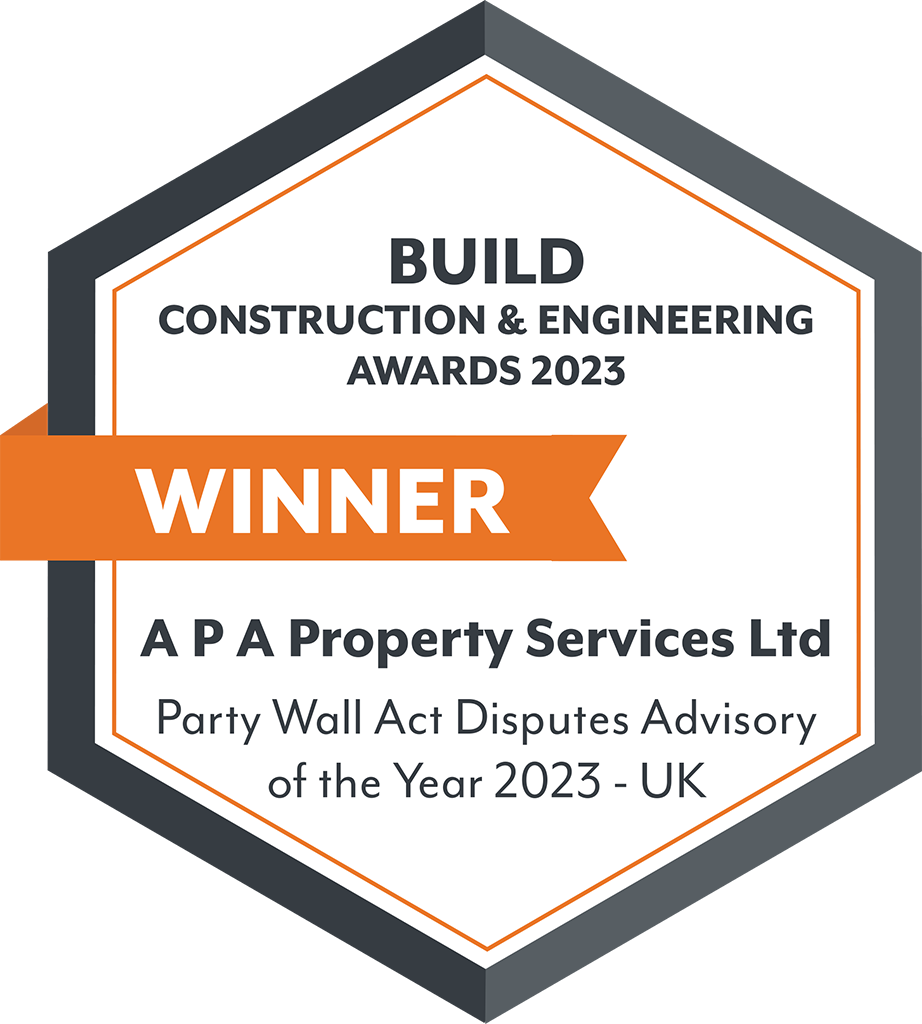 Build Awards 2023 | Party Wall Act Disputes Advisory of the Year - Winner APA Property