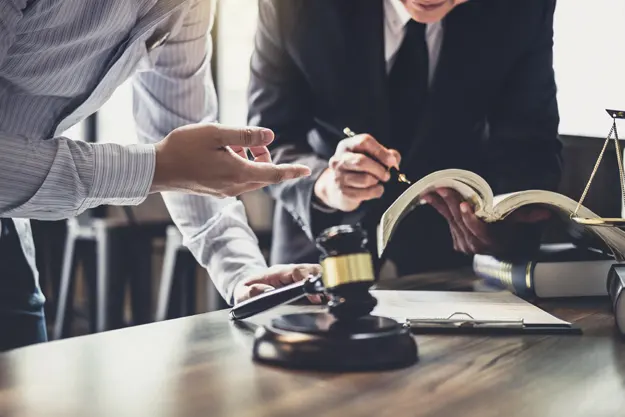 Professional Expert Witnesses discussing a dispute